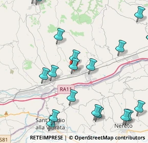 Mappa Via IV Novembre, 63079 Colli del Tronto AP, Italia (5.7335)