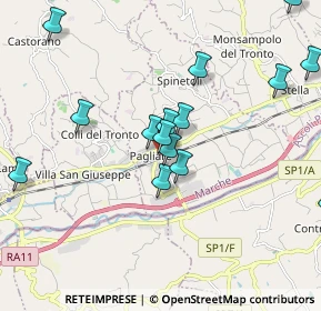 Mappa Via Alcide de Gasperi, 63078 Pagliare AP, Italia (2.29313)