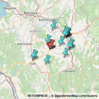 Mappa Via del Mercato, 06030 Giano Dell'umbria PG, Italia (11.202)