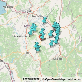 Mappa Via del Mercato, 06030 Giano Dell'umbria PG, Italia (10.5755)