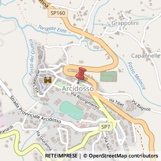 Mappa Piazza Indipendenza, 1, 58031 Arcidosso, Grosseto (Toscana)