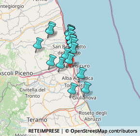 Mappa Via del Giardino, 64010 Colonnella TE, Italia (10.534)