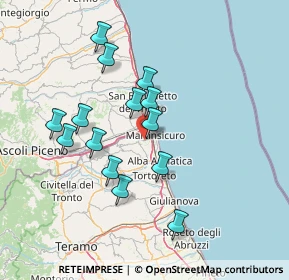 Mappa Via del Giardino, 64010 Colonnella TE, Italia (13.67)