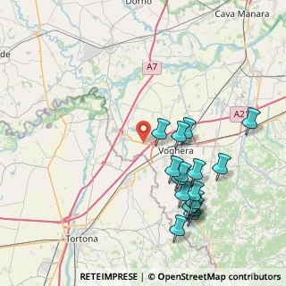 Mappa Via Per voghera Novara, 27058 Voghera PV, Italia (8.68706)