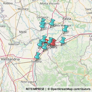Mappa Via Per voghera Novara, 27058 Voghera PV, Italia (8.75833)