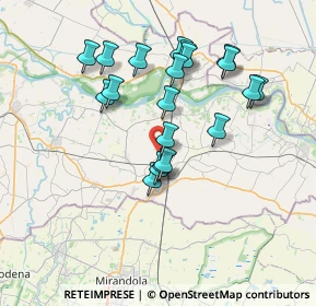 Mappa Via Fratelli Cervi, 46020 Villa Poma MN, Italia (6.6945)