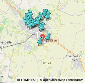 Mappa Via S. Geuna, 10023 Chieri TO, Italia (1.6315)
