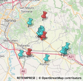 Mappa Via S. Geuna, 10023 Chieri TO, Italia (5.46467)
