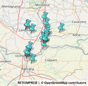 Mappa Via Aldo Moro, 45033 Bosaro RO, Italia (10.51353)