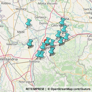 Mappa Via Passerina, 27058 Voghera PV, Italia (10.81625)