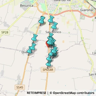 Mappa Via I Maggio, 29027 Podenzano PC, Italia (1.1035)