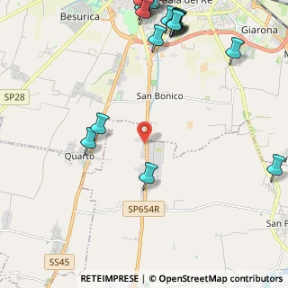 Mappa Via I Maggio, 29027 Podenzano PC, Italia (3.2825)