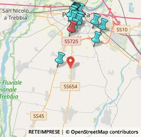 Mappa Via I Maggio, 29027 Podenzano PC, Italia (4.7565)