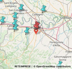 Mappa Via I Maggio, 29027 Podenzano PC, Italia (24.89706)