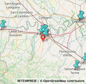 Mappa Via I Maggio, 29027 Podenzano PC, Italia (32.625)