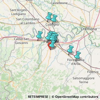 Mappa Via I Maggio, 29027 Podenzano PC, Italia (9.3575)