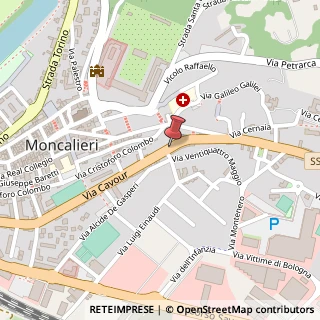 Mappa Via Piave, 31, 10024 Moncalieri, Torino (Piemonte)