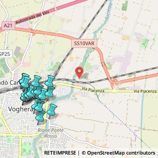 Mappa Strada Giarone, 27058 Voghera PV, Italia (1.4625)