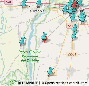 Mappa Strada Marchesana, 29020 Gossolengo PC, Italia (6.554)