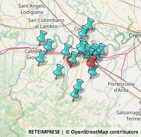 Mappa Strada Marchesana, 29020 Gossolengo PC, Italia (10.1325)