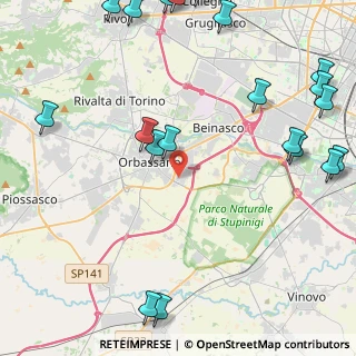 Mappa Via Avvocato G. Agnelli, 10043 Torino TO, Italia (6.3475)