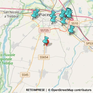 Mappa Via Francesco Petrarca, 29027 Podenzano PC, Italia (5.33375)