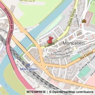 Mappa Via San Martino, 34, 10024 Moncalieri, Torino (Piemonte)