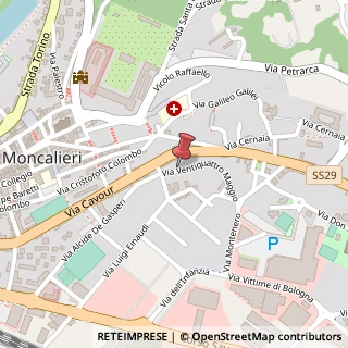 Mappa Via XXIV Maggio, 3, 10024 Moncalieri, Torino (Piemonte)