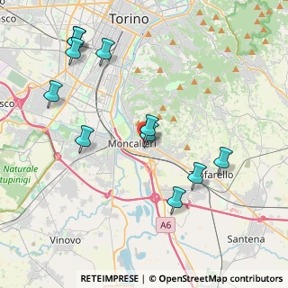 Mappa Via Tenivelli, 10024 Moncalieri TO, Italia (4.49)