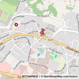 Mappa Via c. tenivelli 17, 10024 Moncalieri, Torino (Piemonte)