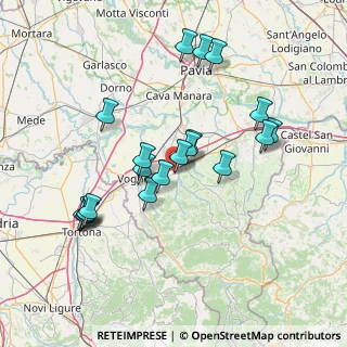 Mappa Via Don Luigi Orione, 27054 Montebello della Battaglia PV, Italia (14.43)