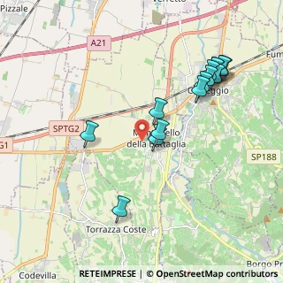 Mappa Via Don Luigi Orione, 27054 Montebello della Battaglia PV, Italia (2.06714)