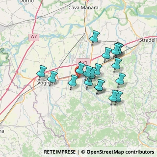 Mappa Via Don Luigi Orione, 27054 Montebello della Battaglia PV, Italia (6.21789)