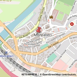 Mappa Via San Martino, 4, 10024 Moncalieri, Torino (Piemonte)