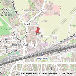 Mappa Via Cesare Pozzoni, 11, 27058 Voghera, Pavia (Lombardia)