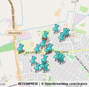 Mappa Via Francoise Mitterand, 46029 Suzzara MN, Italia (0.4215)