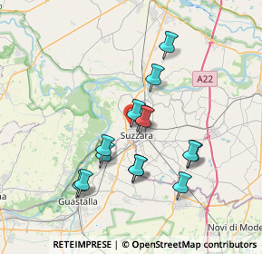 Mappa Via Francoise Mitterand, 46029 Suzzara MN, Italia (6.425)