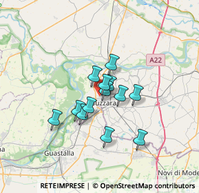 Mappa Via Francoise Mitterand, 46029 Suzzara MN, Italia (4.58154)