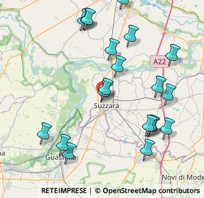 Mappa Via Francoise Mitterand, 46029 Suzzara MN, Italia (8.943)