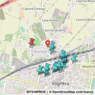 Mappa Strada Folciona, 27058 Voghera PV, Italia (0.5245)