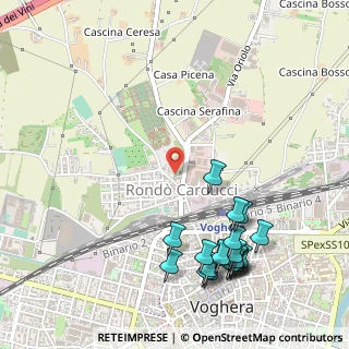 Mappa Strada Folciona, 27058 Voghera PV, Italia (0.6535)