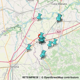 Mappa Strada Folciona, 27058 Voghera PV, Italia (5.97214)