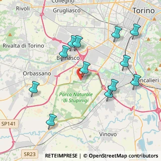 Mappa Via Generale Perotti, 10092 Borgaretto TO, Italia (4.30167)
