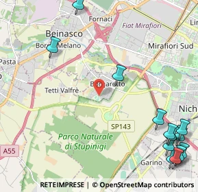 Mappa Via Generale Perotti, 10092 Borgaretto TO, Italia (3.31)