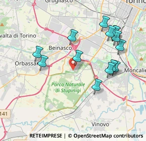 Mappa Via Generale Perotti, 10092 Borgaretto TO, Italia (4.06643)