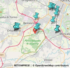 Mappa Via Generale Perotti, 10092 Borgaretto TO, Italia (4.51)