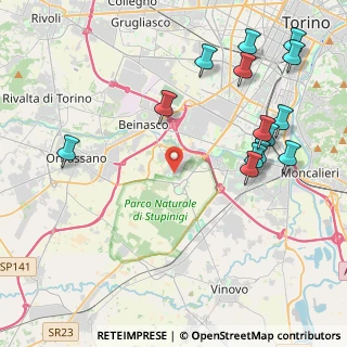 Mappa Via Generale Perotti, 10092 Beinasco TO, Italia (5.10429)
