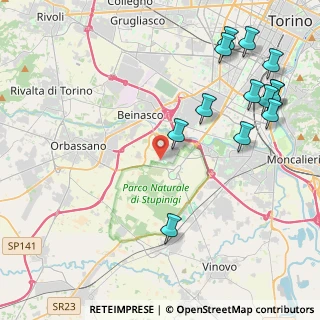 Mappa Via Paolo Centroni, 10092 Borgaretto TO, Italia (5.36308)