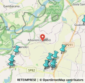 Mappa Via Camillo Benso Conte di Cavour, 15040 Alluvioni Cambiò AL, Italia (2.97167)