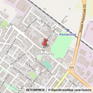 Mappa Piazza Tre Martiri, n1, 29010 Pontenure, Piacenza (Emilia Romagna)